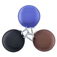 JHGJ USB Flash Drive Case, Bluetooth Earphone Headset Earbuds Case, Cable, SD Card Holder 3 Colors (Blue,Black,Brown) by