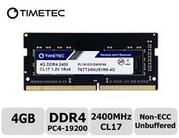 Timetec Hynix IC 4GB for Synology NAS DiskStation DS1618+, DS1819+, DS2419+ DDR4 2400Mhz PC4-19200 1.2V Non-ECC Unbuffered 260 Pin SODIMM Memory RAM Upgrade (Equivalent to Synology D4NESO-2400-4G)