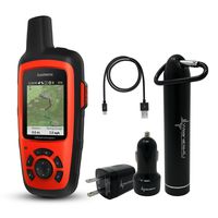 Garmin InReach Explorer+ Handheld Satellite Communicator with GPS Navigation, Maps, and Sensors 010-01735-10 and Wearable4U Ultimate Power Pack Bundle
