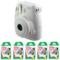 Fujifilm FU64-MINI8WK100 INSTAX MINI 8 Camera and Film Kit with 100 Exposures (White)
