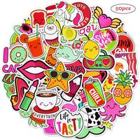 50 PCS Stickers for Hydro Flask,Water Bottle Laptop Vinyl Cute Waterproof Stickers for Girls, Kids, Teens, Women