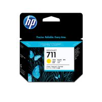 HP DesignJet T 520 36 Inch -Original HP CZ136A / 711 - Yellow Ink Cartridge (3 Pieces) -3 x 29 ml