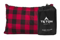 TETON Sports Camp Pillow; Great for Travel, Camping and Backpacking; Washable, Black