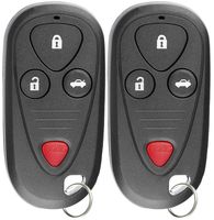 KeylessOption Keyless Entry Remote Control Car Key Fob Replacement for OUCG8D-387H-A (Pack of 2)