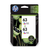 HP 63 | 2 Ink Cartridges | Tri-Color | F6U61AN