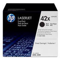 HP 42X | Q5942XD | 2 Toner Cartridges | Black | High Yield