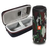JBL Flip 4 Portable Bluetooth Wireless Speaker Bundle with Protective Travel Case - Camouflage