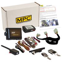MPC Complete 2-Way LCD Remote Start Keyless Entry Kit w/T-Harness for 2016-2018 Kia Optima Key-to-Start ONLY - Firmware Preloaded