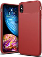 Caseology Vault for iPhone Xs Max Case (2018) - Rugged Matte Finish - Red