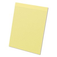 Ampad Evidence Glue top 8-1/2 x 11 Pads, Narrow Rule, Canary, 50 Sheets per Pad, 12 Pack (21-218)