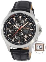 NYSW World Best Thinnest Luxury Smart Watch Analog Atomic Fitness Activity Tracker Hybrid Black Smartwatch Reloj for Men Hombre Women Perpetual Calendar Smart Phone Link Feature: iPhone/Android