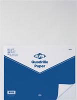 Alvin, 1430-5, Quadrille Paper, Acid-Free, 10 x 10 Inches Grid - 100-Sheet, 8.5 x 11 Inches