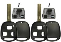 KeylessOption Keyless Entry Control Uncut Car Key Fob Shell With Button Pad For HYQ1512V (Pack of 2)