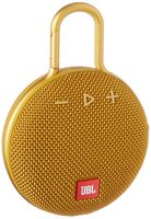 JBL Clip 3 Waterproof Portable Bluetooth Speaker - Yellow