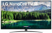 LG 49SM8600PUA Nano 8 Series 49" 4K Ultra HD Smart LED NanoCell TV (2019), Black