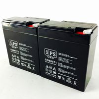 SPS Brand 6V 8.5Ah SLA Replacement Battery for Elan NP8-6A (2 Pack)
