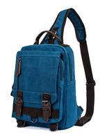 H HIKKER-LINK Mens Messenger Bag Womens Laptop Sling Backpack Medium Sky Blue