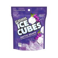 Ice Breakers Ice Cubes Gum, Arctic Grape, Sugar Free with Xylitol, 100 pieces, 8.11 Ounce