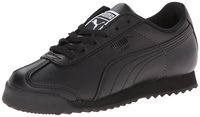PUMA Roma Basic JR Sneaker (Little Kid/Big Kid) , Black/Black, 12.5 M US Little Kid