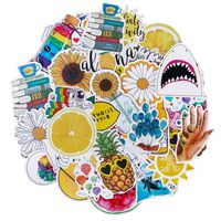 Cute VSCO Stickers for Water Bottles, 50 Pack Laptop Stickers Trendy Aesthetic Stickers Waterproof Stickers for Guitar Computer Phone, Water Bottle Stickers for VSCO Girls Teens