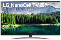 LG 55SM8600PUA Nano 8 Series 55" 4K Ultra HD Smart LED NanoCell TV (2019), Black