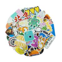 Hydro Aesthetic VSCO Stickers Water Bottles Big 50 Pack Girl Waterproof Durable Vinyl Decal for Laptop Phone Travel Case Pad