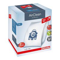 Miele AirClean 3D Efficiency Dust Bag, Type GN, XL Value Pack, 8 Bags & 4 Filters