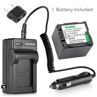 Kastar New Battery+Charger for Panasonic Camcorder VDR-D100 VDR-D105 VDR-D200 VDR-D210