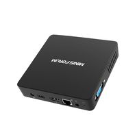 Fanless Mini PC, 4GB RAM 64GB eMMC, HD Graphics Dual Band WiFi, 1000M LAN, BT4.2, HDMI&VGA Output, Support Windows 10 Pro and Auto Power On