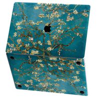Mertak Vinyl Skin for Apple MacBook Air 13 inch Mac Pro 15 Retina 12 11 2019 2018 2017 2016 2015 Almond Tree in Blossom Branch Wrap Girly Design Floral Print Cover Top Touch Bar Vincent Van Gogh