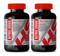 Nitric Oxide arginine - 3150 MG Premium Nitric Oxide Power - Increase Muscle Mass (2 Bottles)