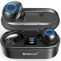 Wireless Earbuds - Qualcomm 5.0 Auto Pairing,True Wireless Earbuds with 30H Playtime, No Delay Stereo Sound,IPX7 Waterproof and Built-in Mic,CVC 8.0 Acoustic Noise Reduction.