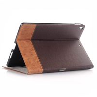 FuriGer Case for iPad Air 10.5" (3rd Gen) 2019/iPad Pro 10.5" 2017, Premium Leather Business Slim Folding Stand Folio Cover with Strong Protection, Multiple Viewing Angles, Dark Brown