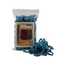 Friendly Loom Potholder Cotton Loops 7" Traditional Size Loops Make 2 Potholders, Weaving Crafts for Kids and Adults-Robin's Egg by Harrisville Designs