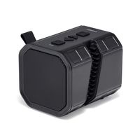 Rokono BASS+ (Sidewinder) Bluetooth Speaker with Cell Phone Holder Grip for iPhone/Samsung - Black