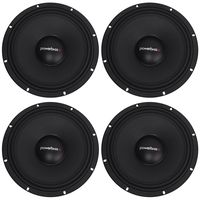 4 PowerBass XPRO-10/8 10" 2000W Pro Audio Midbass/Midrange Driver 8Ohm Speakers