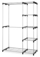 Whitmor Double Rod Freestanding Closet Heavy Duty Storage Organizer