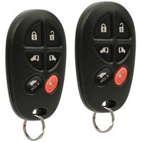 Key Fob Keyless Entry Remote fits 2004-2016 Toyota Sienna (GQ43VT20T 6-Btn, Set