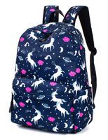 Leaper Unicorn Laptop Backpack School Bag Travel Bag Bookbag Dark Blue 2