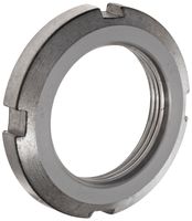 FAG KM5 Locknut, Standard, Right Hand, Metric, 25mm ID, 38mm OD, 5mm Width, 1.5mm Pitch