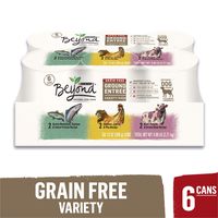 Purina Beyond Grain Free, Natural Pate Wet Dog Food Variety Pack, Grain Free Ground Entree - (2 Packs of 6) 13 oz. Cans