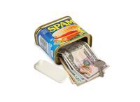 BigMouth Inc SPAM Can Safe - Great Hiding Place for Storing Valuables, 3" x 3" x 4.5"