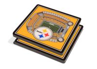 NFL Pittsburgh Steelers 3D StadiumViews Coasters
