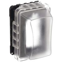 Taymac MM510C Single-Gang Horizontal/Vertical Weatherproof Receptacle Cover, 3.75 Inches Deep, Clear