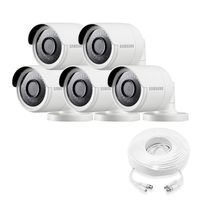 Samsung Wisenet SDC-89440BB-5PK - 4MP Weatherproof Bullet Camera (5-Pack) Compatible with SDH-C85100BF