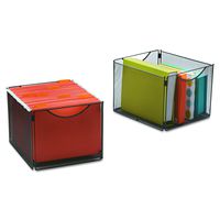 Safco Products 2173BL Onyx Mesh Cube Bins for use with Onyx Mesh Cubes 2172BL, sold separately, Black