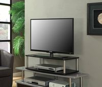 Convenience Concepts Designs2Go 2-Tier TV Swivel Board for Flat Panel TV's Up to 32-Inch or 60-Pounds, Black