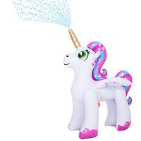 JOYIN Inflatable Unicorn Yard Sprinkler, Alicorn/ Pegasus Lawn Sprinkler for Kids (4 Feet)