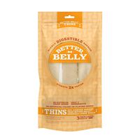 Better Belly Thins Large Rolls, Dog Chews, 3 Count