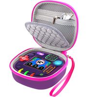 COMECASE Case for Leapfrog Rockit Twist Handheld Learning Game System, Perfect Toy Box Storage for Kids Children -Purple